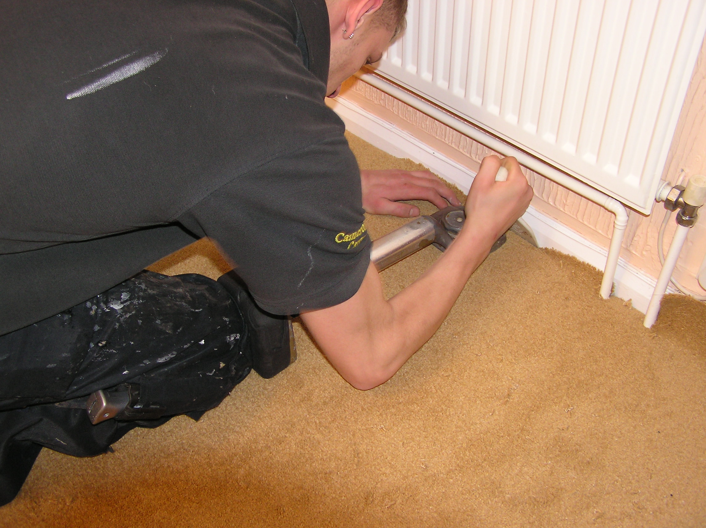 Carpet installation project