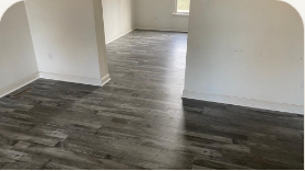 Luxury vinyl plank installation